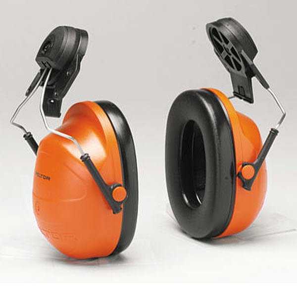 EARMUFF, DELUX HELMETATTACH, ORANGE, NRR 23DB - Earmuffs